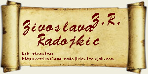 Živoslava Radojkić vizit kartica